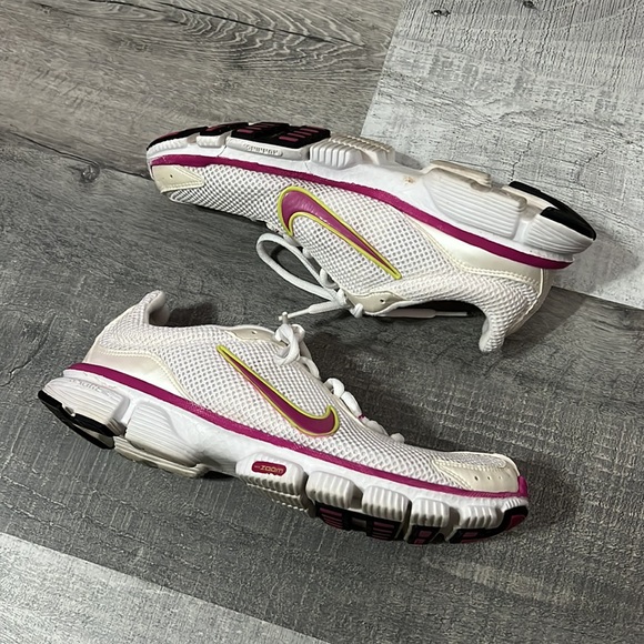 Nike Zoom Phylite Running Cross Country Trainer Shoe Size 8.5 White Pink - Picture 4 of 7